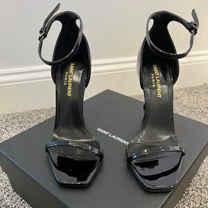 Saint Laurent Glossy Black Heels